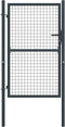 vidaXL - Gaaspoort - 100x200 - cm - gegalvaniseerd - staal - grijs