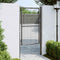 vidaXL - Gaaspoort - 100x200 - cm - gegalvaniseerd - staal - grijs