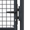 vidaXL - Gaaspoort - 100x200 - cm - gegalvaniseerd - staal - grijs