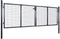 vidaXL - Gaaspoort - 289x100 - cm - gegalvaniseerd - staal - grijs