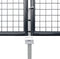 vidaXL - Gaaspoort - 289x100 - cm - gegalvaniseerd - staal - grijs