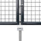 vidaXL - Gaaspoort - 289x200 - cm - gegalvaniseerd - staal - grijs
