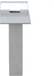 vidaXL - Gaaspoort - 289x200 - cm - gegalvaniseerd - staal - grijs