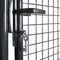 vidaXL - Gaaspoort - 85,5x100 - cm - gegalvaniseerd - staal - grijs