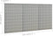 vidaXL - Gaatjespaneel - wandgemonteerd - 3 - st - 40x58 - cm - staal