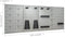 vidaXL - Gaatjespaneel - wandgemonteerd - 4 - st - 40x58 - cm - staal