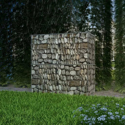 vidaXL - Gabion - mand - 100x50x100 - cm - gegalvaniseerd - staal