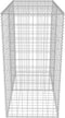 vidaXL - Gabion - mand - 100x50x100 - cm - gegalvaniseerd - staal