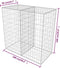 vidaXL - Gabion - mand - 100x50x100 - cm - gegalvaniseerd - staal