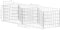 vidaXL - Gabion - mand - 120x30x50 - cm - gegalvaniseerd - staal