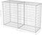 vidaXL - Gabion - mand - 150x50x100 - cm - gegalvaniseerd - staal