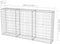 vidaXL - Gabion - mand - 200x30x100 - cm - gegalvaniseerd - staal