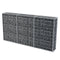 vidaXL - Gabion - mand - 200x30x100 - cm - gegalvaniseerd - staal