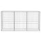 vidaXL - Gabion - mand - 200x30x100 - cm - gegalvaniseerd - staal