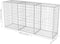 vidaXL - Gabion - mand - 200x50x100 - cm - gegalvaniseerd - staal