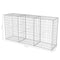vidaXL - Gabion - mand - 200x50x100 - cm - gegalvaniseerd - staal