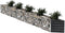 vidaXL - Gabion - mand - 300x30x50 - cm - gegalvaniseerd - staal