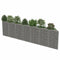 vidaXL - Gabion - mand - 450x30x100 - cm - gegalvaniseerd - staal