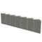 vidaXL - Gabion - mand - 450x30x100 - cm - gegalvaniseerd - staal