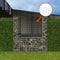 vidaXL - Gabion - mand - U-vormig - 160x20x150 - cm - staal