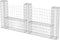 vidaXL - Gabion - mand - U-vormig - 240x20x100 - cm - staal
