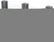 vidaXL - Gabion - mand - U-vormig - 240x20x100 - cm - staal