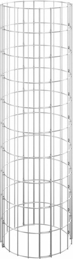vidaXL - Gabion - paal - rond - Ø30x100 - cm - gegalvaniseerd - staal