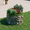 vidaXL - Gabion - paal - rond - Ø30x100 - cm - gegalvaniseerd - staal