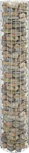 vidaXL - Gabion - paal - rond - Ø30x100 - cm - gegalvaniseerd - staal
