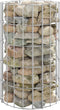 vidaXL - Gabion - paal - rond - Ø30x150 - cm - gegalvaniseerd - staal