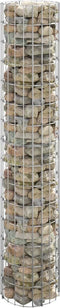 vidaXL - Gabion - paal - rond - Ø30x150 - cm - gegalvaniseerd - staal