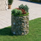 vidaXL - Gabion - paal - rond - Ø30x150 - cm - gegalvaniseerd - staal