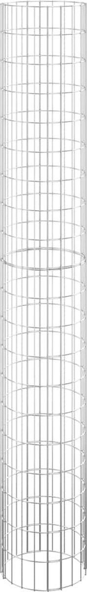 vidaXL - Gabion - paal - rond - Ø30x200 - cm - gegalvaniseerd - staal