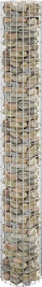 vidaXL - Gabion - paal - rond - Ø50x50 - cm - gegalvaniseerd - staal