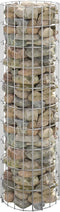 vidaXL - Gabion - paal - rond - Ø50x50 - cm - gegalvaniseerd - staal
