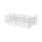 vidaXL - Gabion - plantenbak - 180x90x50 - cm - gegalvaniseerd - staal