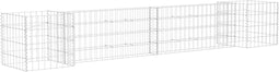 vidaXL - Gabion - plantenbak - H-vormig - 260x40x40 - cm - staaldraad