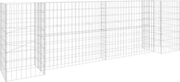 vidaXL - Gabion - plantenbak - H-vormig - 260x40x80 - cm - staaldraad
