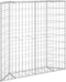 vidaXL - Gabion - plantenbak - trapezium - 100x20x100 - cm - gegalvaniseerd - staal