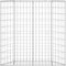 vidaXL - Gabion - plantenbak - trapezium - 100x20x100 - cm - gegalvaniseerd - staal
