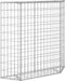 vidaXL - Gabion - plantenbak - trapezium - 100x20x100 - cm - gegalvaniseerd - staal