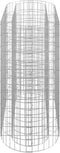vidaXL - Gabion - plantenbak - verhoogd - 120x50x100 - cm - gegalvaniseerd - ijzer