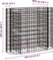 vidaXL - Gabion - plantenbak - verhoogd - 120x50x100 - cm - gegalvaniseerd - ijzer