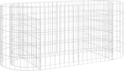 vidaXL - Gabion - plantenbak - verhoogd - 120x50x50 - cm - gegalvaniseerd - ijzer