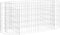 vidaXL - Gabion - plantenbak - verhoogd - 120x50x50 - cm - gegalvaniseerd - ijzer