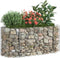 vidaXL - Gabion - plantenbak - verhoogd - 120x50x50 - cm - gegalvaniseerd - ijzer