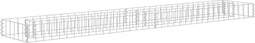 vidaXL - Gabion - plantenbak - verhoogd - 180x30x10 - cm - gegalvaniseerd - staal