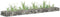 vidaXL - Gabion - plantenbak - verhoogd - 180x30x10 - cm - gegalvaniseerd - staal