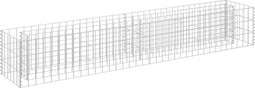 vidaXL - Gabion - plantenbak - verhoogd - 180x30x30 - cm - gegalvaniseerd - staal