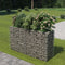 vidaXL - Gabion - plantenbak - verhoogd - 180x50x100 - cm - gegalvaniseerd - staal
